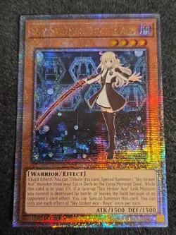 YUGIOH! Sky Striker Ace - Raye RA04-EN026 Quarter Century Secret Rare 1st ed NM - Image 1