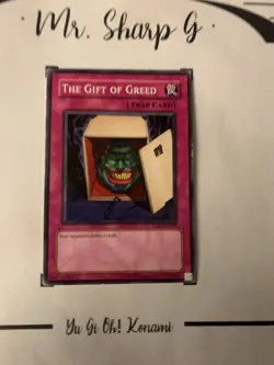 THE GIFT OF GREED - TAEV-EN079 ENGLISH Yu-Gi-Oh! CARD COMMON KONAMI 2007 - Image 2