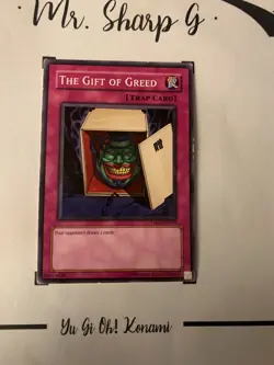 THE GIFT OF GREED - TAEV-EN079 ENGLISH Yu-Gi-Oh! CARD COMMON KONAMI 2007 - Image 3