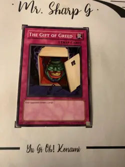 THE GIFT OF GREED - TAEV-EN079 ENGLISH Yu-Gi-Oh! CARD COMMON KONAMI 2007 - Image 4