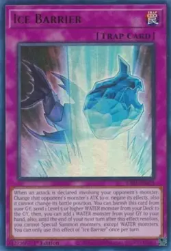 Ice Barrier - RA01-EN071 - Ultra Rare - 1st Edition - Lightly Played - 25th Anni - Image 1