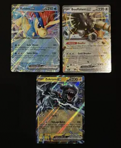 3 x EX bundle from Black Bolt/ White Flare Pokemon Cards TCG NM - Image 1