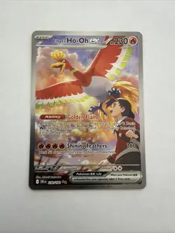 Pokemon Cards Ethan's Ho-Oh ex 230/182 Destined Rivals NM - Image 1