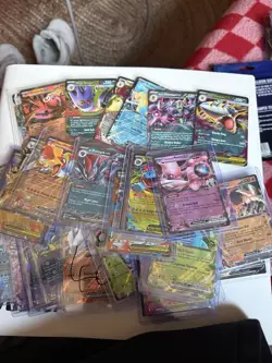 Ex & V Card Bundle (50 Cards) Pokemon TCG Mixed Sets - Image 1