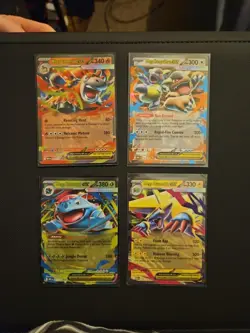 4 Mega Evolution Ex Pokemon Cards - Image 1