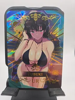 Beautiful Waifu Card - Fubuki Bikini - Goddess ACG Custom DIY Fan Art Card - Image 1