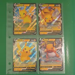 Pokemon TCG V GX VMAX Card Lot World Championships 2023 Pikachu Raichu Eevee Mew - Image 2