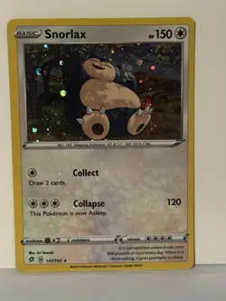 Snorlax Cosmos Holo 141/192 Miscellaneous Cards & Products NM Pokemon - Image 1