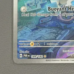 Pokemon TCG Mantyke 189/182 Illustration Rare Paradox Rift Full Art Card NM/M - Image 4