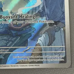 Pokemon TCG Mantyke 189/182 Illustration Rare Paradox Rift Full Art Card NM/M - Image 5