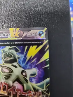 M Tyranitar EX Ancient Origins 92/98 Full Art Pokemon Card 2015 English RARE! - Image 4