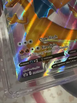 Pokemon Charizard V Champion's Path ETB Full Art Promo SWSH050 CGC 9 Mint - Image 5