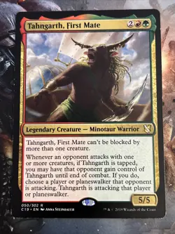 1x Tahngarth, First Mate (50/355) Commander 2019 LP MTG Magic the Gathering x1 - Image 1