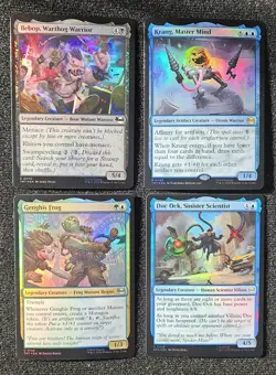 Magic The Gathering TMNT Foil Legendary Creature Lot Bebop Krang Doc Ock Genghis - Image 1