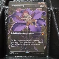 Wizards of the Coast Magic: The Gathering Bitterblossom Wilds of Eldraine Black - Image 1