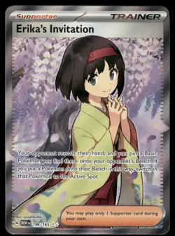 Pokemon Cards Erika's Invitation 196/165 151 Ultra Rare NM - Image 1
