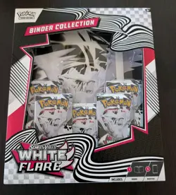 Pokemon White Flare Binder Collection Box BNIB Sealed Target - Image 1