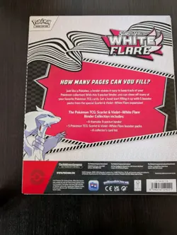 Pokemon White Flare Binder Collection Box BNIB Sealed Target - Image 2