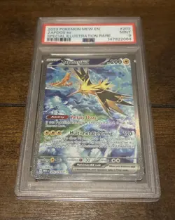 Pokemon Zapdos ex Special Illustration Rare Holo PSA 9 SV151 202/165 2023 - Image 1