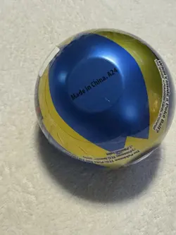 New Sealed Pokemon TCG Poke Ball Blue /Gold Tin with 3 Booster Packs & 1 Coin - Image 4