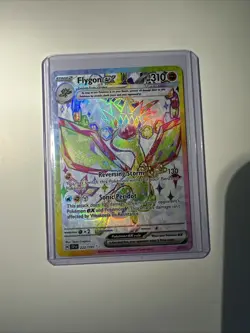 Pokemon TCG Flygon EX Surging Sparks Ultra Rare Card 222/191 Near Mint Condition - Image 1
