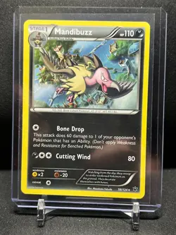 Mandibuzz 58/124 Rare Pokemon 2016 Fates Collide LP - Image 1