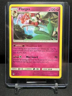 Florges 86/131 Rare Pokemon 2017 Forbidden Light - NM - Image 1
