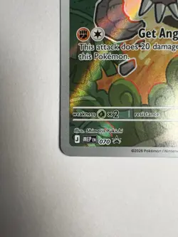 Pokemon TCG Tyrunt 070 Full Art IR Black Star Promo Perfect Order NM/M - Image 2