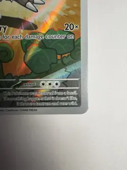 Pokemon TCG Tyrunt 070 Full Art IR Black Star Promo Perfect Order NM/M - Image 3