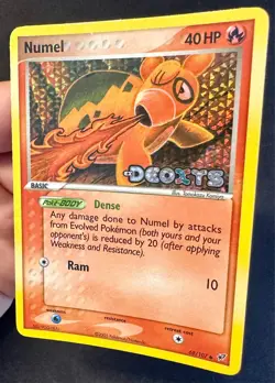 Numel 68/107 2005 EX Deoxys Pokemon Card TCG Komiya Reverse Holo Stamped - Lp - Image 2