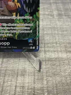 One Piece TCG Usopp Leader OP10-042 Alt Art Royal Blood - Image 4