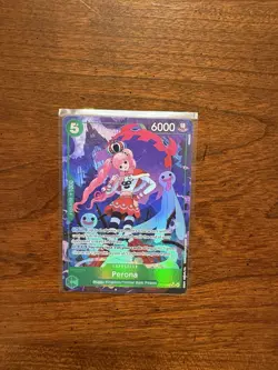 Perona (Alt Art) OP14-033 SR The Azure Sea's Seven ONE PIECE TCG English - Image 1