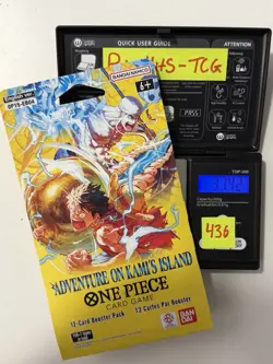 (HEAVY)🔥One Piece Adventure On Kami’s Island OP15-EB04 Sleeved Booster Pack - Image 1