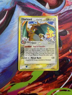 Pokemon Charizard 4/100 EX Crystal Guardians Delta Species Holo Rare 120 HP Card - Image 1