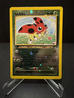 Ledyba 7/18 Pokemon Reverse Holo Southern Islands Collection Card - Image 1