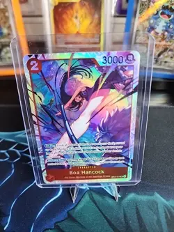 One Piece Boa Hancock Holofoil Secret Rare Card - Image 1