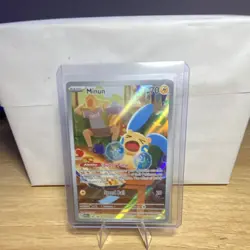 Minun 194/182 Paradox Rift Illustration Rare Pokemon TCG Card NM Condition - Image 1