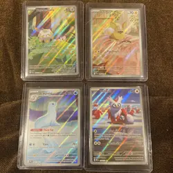 POKEMON ILLUSTRATION RARE CARD LOT OF 4 Pack Fresh - Image 1