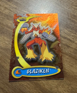 TOPPS Advanced Challenge Pokemon Blaziken #9 Holo Foil Trading Card - Image 1