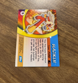 TOPPS Advanced Challenge Pokemon Blaziken #9 Holo Foil Trading Card - Image 2