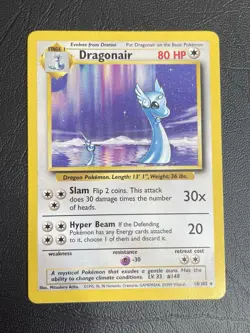 Pokemon Base Set Dragonair 18/102 & Pidgeotto 22/102 Cards 1999 - Image 1