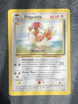 Pokemon Base Set Dragonair 18/102 & Pidgeotto 22/102 Cards 1999 - Image 3