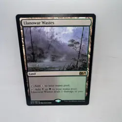 Llanowar Wastes 244 Rare Magic 2015 (M15) Magic: The Gathering Lightly Played - Image 1