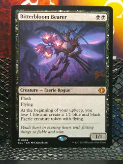 Bitterbloom Bearer [Lorwyn Eclipsed] Magic Lorwyn Eclipsed - MTG ECL 0088 NM - Image 1