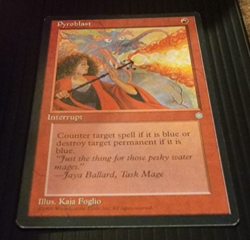 Magic the Gathering, Pyroblast, Ice Age, Interrupt, Red, 1995 - Image 2
