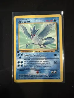 Pokemon TCG Articuno Fossil 17/62 1st Edition Non-Holo Rare LP+ - Image 1