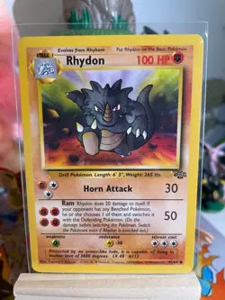 Rhydon (45/64) - Jungle - Pokemon TCG - NM - Image 1