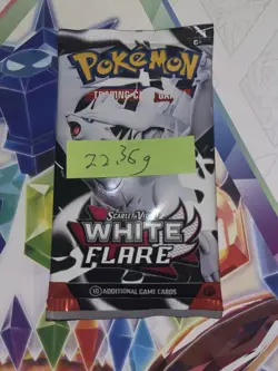 Heavy! 22.36g Pokemon TCG SV10.5 White Flare Booster Pack Sealed! - Image 2