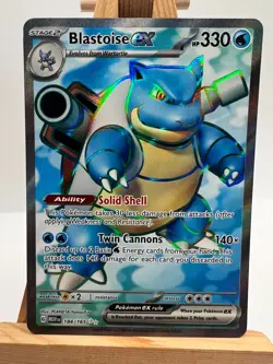 Pokemon TCG - S&V 151 - 184/165 Blastoise ex - Ultra Rare - NM/M - Image 1