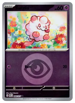 2026 Pokemon - Mega Evolutions - Ascended Heroes Energy reverse holo Swirlix #93 - Image 1